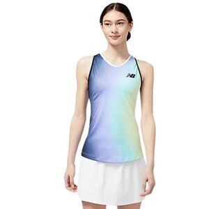 New Balance Women's Gradient Tank Top - Blue and White